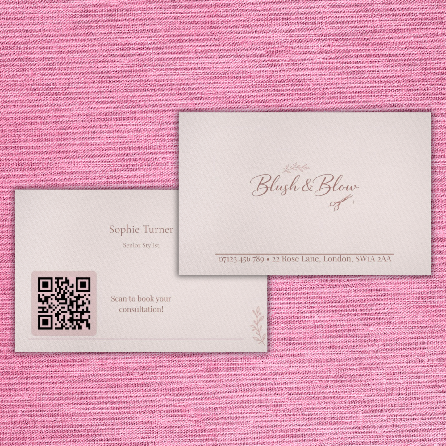 Professional business card design and printing