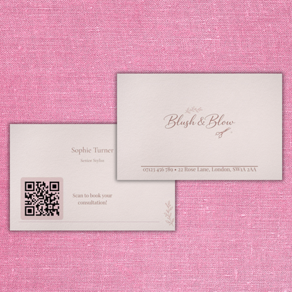 Professional business card design and printing