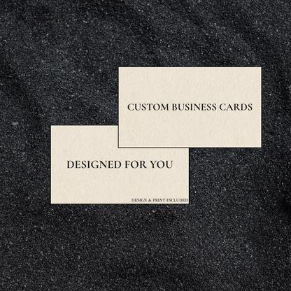 Professional business card design and printing